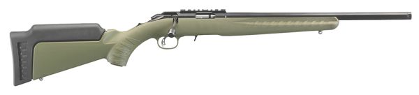 Ruger American Rimfire Threaded ODG 22 LR .22 Long Rifle 10-Round 18" Bolt Action Rifle in Blued - 8334