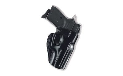 Galco International Stinger Right-Hand Belt Holster for Glock 43 in Black Leather Saddle Leather - SG800B