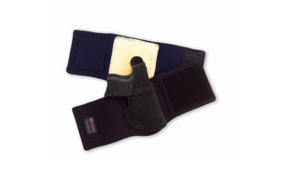 Galco International Ankle Lite Right-Hand Ankle Holster for Ruger LCR .38 in Black - AL300B