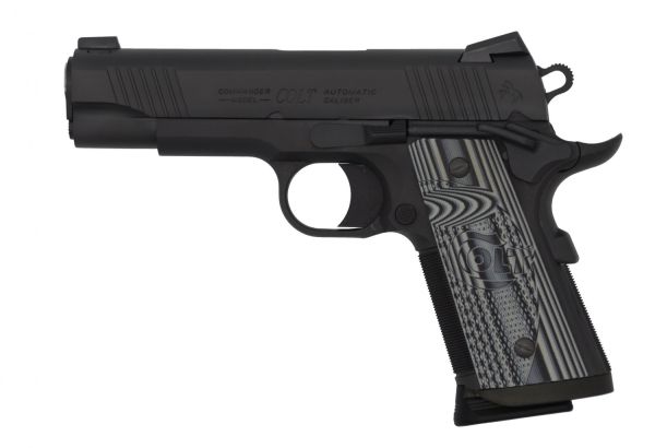 Colt 1911 Commander Combat Unit 9mm 9+1 4.25" 1911 in Black PVD - O9842CCU