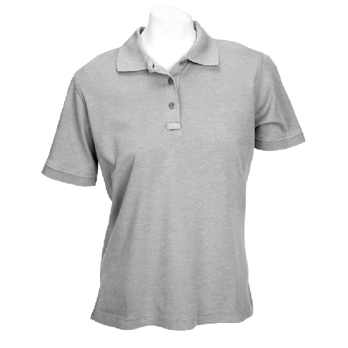 5.11 Tactical Tactical Women's Short Sleeve Polo in Heather Grey - Medium