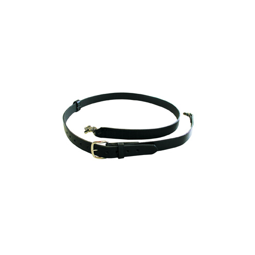 Boston Leather Fireman's Radio Strap in Black Ballistic Weave - 6543-5