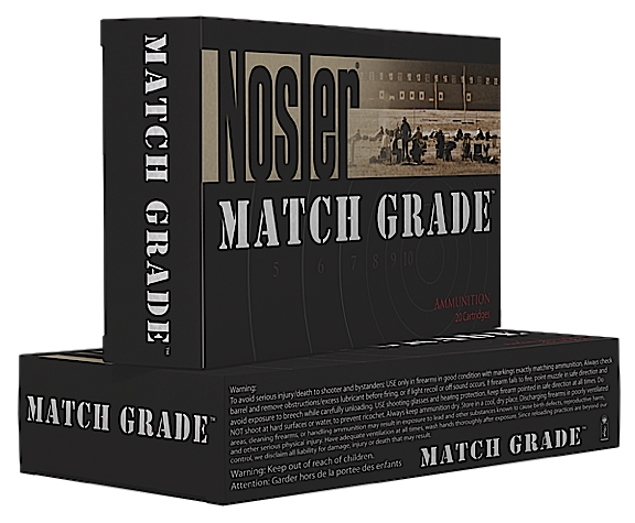 Nosler Bullets Trophy MTC .223 Remington/5.56 NATO Custom Competition, 69 Grain (20 Rounds) - 60023