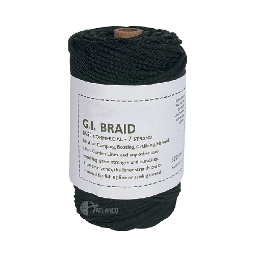 PARACORD, 300' SPOOL BLK