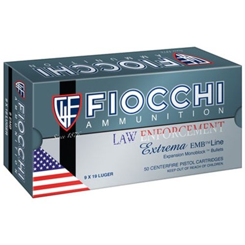 Fiocchi Ammunition 9X18 Makarov Metal Case, 100 Grain (50 Rounds) - 9X18