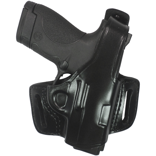 Belt Slide Holster With Thumb  Belt Slide Holster With Thumb Break Black Finish Fits GLOCK 17, 19, 22, 23, 26, 27, 31, 32, 33, 34, 35 - B809-G17