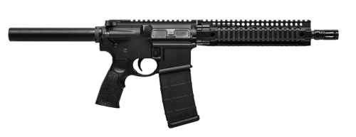 Daniel Defense DDM4 MK18 Carbine Pistol .223 Remington/5.56 NATO 30+1 10.3" Pistol in Matte Black - 02-088-MK18
