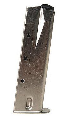 Mec Gar 9mm 15-Round Steel Magazine for Ruger P85/P89/P93/P94/P95/PC9 - MGRP8515N