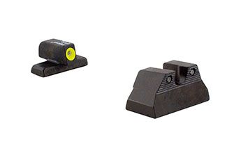 Trijicon Inc Tritium Sights for H&K USP Compact Green Frame Color Aluminum Base HK108Y