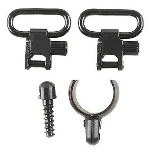 Uncle Mikes 1" Black Quick Detach Sling Swivels For Most Single Barrel 12 Gauge 15912