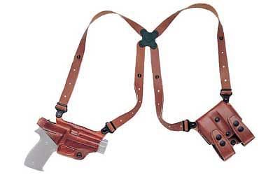 Galco International Miami Classic Right-Hand Shoulder Holster for Smith & Wesson M&P, Sigma in Tan (5") - MC472