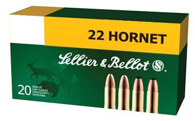 Magtech Ammunition .22 Hornet Soft Point, 45 Grain (20 Rounds) - SB22HB