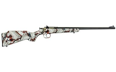 Crickett KSA2168 Single Shot Amendment Blued Bolt 22 Long Rifle (LR) 16.125" 1 Synthetic Custom Amendment Flag Stk Blued