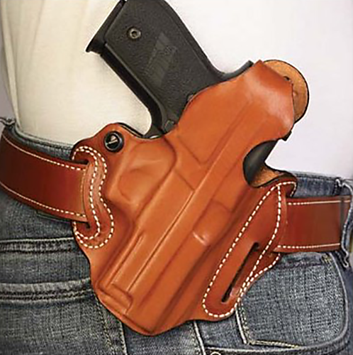 Desantis Gunhide Thumb Break Scabbard Right-Hand Belt Holster for 1911 in Black - 001BA21Z0