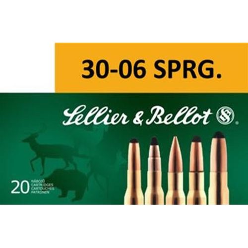 Magtech Ammunition .30-06 Springfield Soft Point, 180 Grain (20 Rounds) - SB3006B