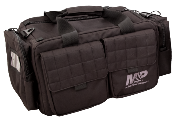 M&P Accessories 110023 Officer Tactical Range Bag Nylon 22" x 14" x 10.5" Exterior Black