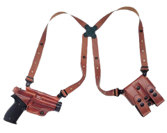 Galco International Miami Classic Right-Hand Shoulder Holster for Beretta 92, 96/Taurus 92, 99, 100, 101 in Tan (5") - MC202