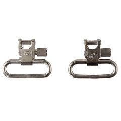 Uncle Mikes 1" Quick Detach Nickel Sling Swivels For Ruger Autos/Carbines 14622