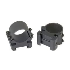 Weaver 1" Medium Scope Rings w/Matte Black Finish 49163