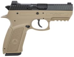 IWI Jericho 941 Enhanced 9mm 17+1 3.80" Pistol in Flat Dark Earth - J941PSL9FDII