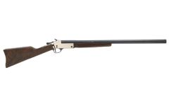 Henry H015B12 Single Shot Brass Frame Break Open 12 Gauge 28" 3.5" Walnut Stk Brass Rcvr Matte Black