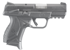 Ruger American 9mm 17+1 3.5" Pistol in Black Nitride Stainless Steel (Compact) - 8639