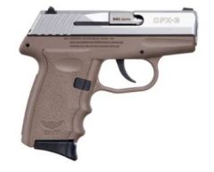 SCCY CPX-3 Gen3 .380 ACP 10+1 3.10" Pistol in Flat Dark Earth - CPX-3TTDE