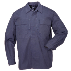 5.11 Tactical Ripstop TDU Men's Long Sleeve Shirt in Dark Navy - Medium