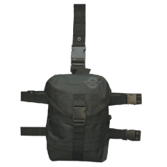 DLG-5S DROP LEG GAS MASK CARRIER, BLK