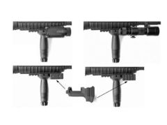 Gg&g, Inc. Mount, Fits Ar-15, For Flashlights, Black Ggg-1131