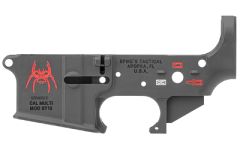 Spikes STLS019-CFA Lower Forged Spider Multi-Caliber AR Platform Black