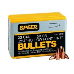 Speer 22 Cal 52 Grain Hollow Point 100/Box 1035