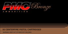 PMC Ammunition Bronze .44 Remington Magnum Truncated Cone Soft Point, 240 Grain (25 Rounds) - 44D