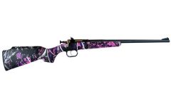 Crickett KSA2160 Crickett Bolt 22 Long Rifle (LR) 16.12" 1 Synthetic Muddy Girl Stk Blued