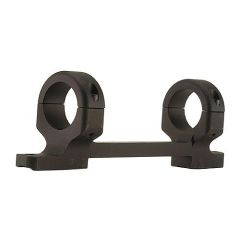 DNZ Products 1" Medium Short Action Matte Black Base/Rings/Savage Round Receiver 20200