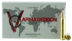 Nosler Bullets Varmageddon .223 Remington/5.56 NATO Flat Base Tip, 53 Grain (20 Rounds) - 65139