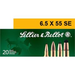 Magtech Ammunition 6.5X55 Swede Soft Point, 131 Grain (20 Rounds) - SB6555A