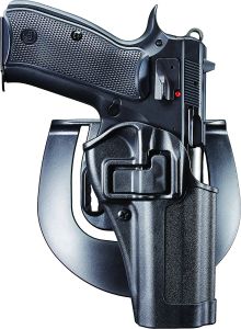 Blackhawk Serpa CQC Right-Hand Belt Holster for CZ 75B in Black (4.6") - 410562BKR